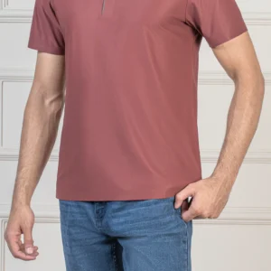 PLAIN EXECUTIVE POLO SHIRT RUST