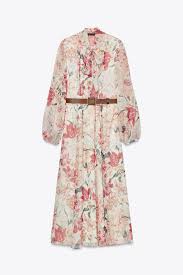 Zara Women’s Floral Midi Dress